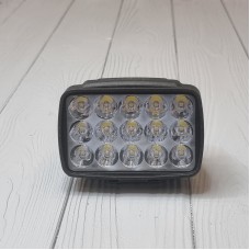 LED фара 15W 15 діодів зі стробоскопом