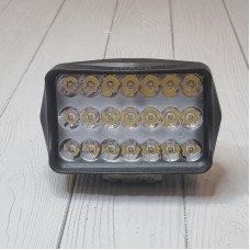 LED фара 21W 21 діод зі стробоскопом