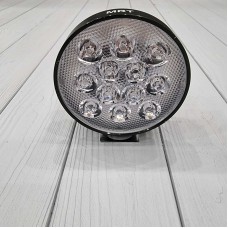 LED фара L 15 12 W діодів дальнє світло алюмінієвий корпус + стробоскоп